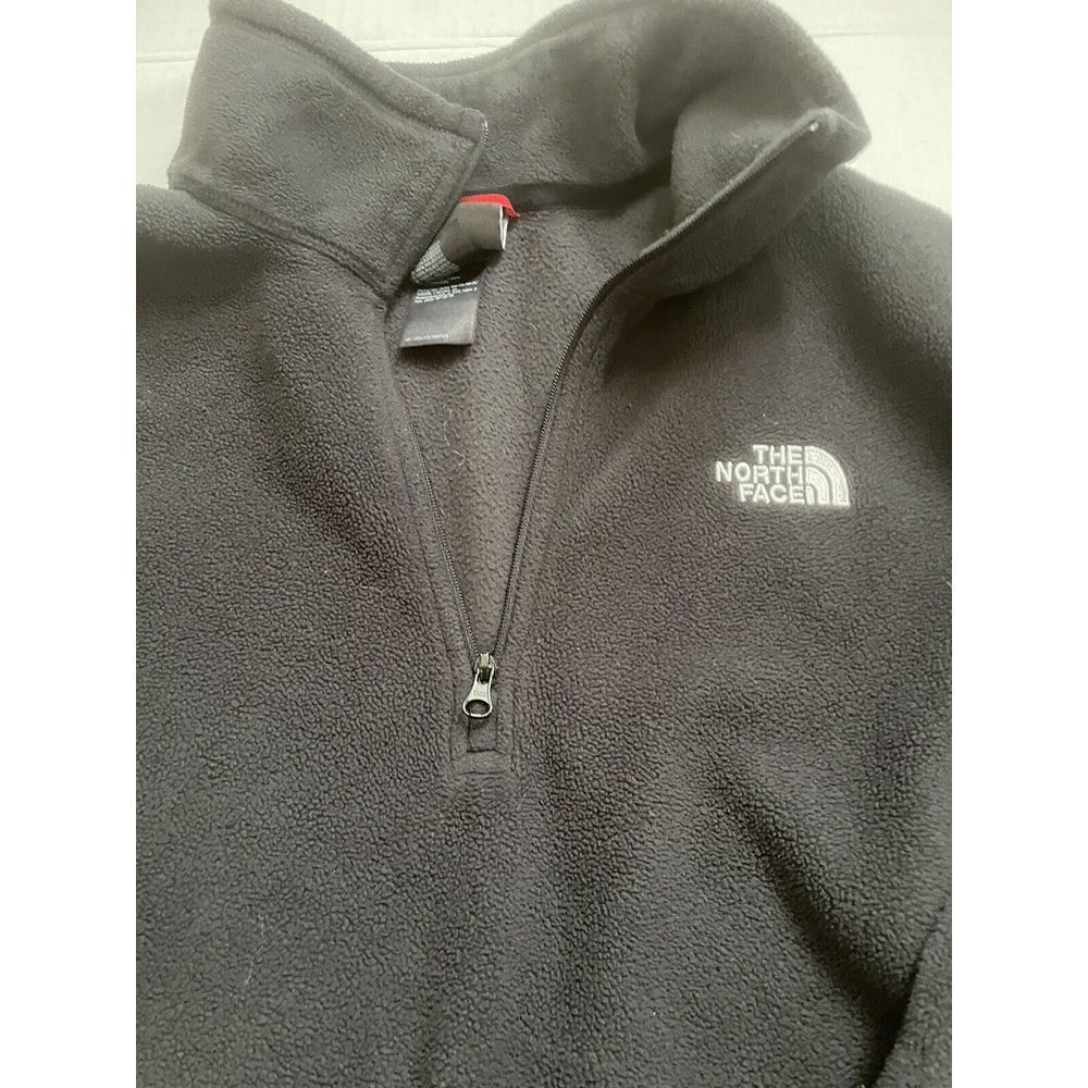 The North Face Lightweight Black 1/4 Zip Pullover Mens XL - Picture 2 of 7